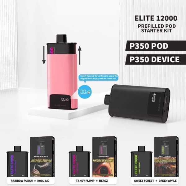 Black Elite 12000 puffs Disposable Vape