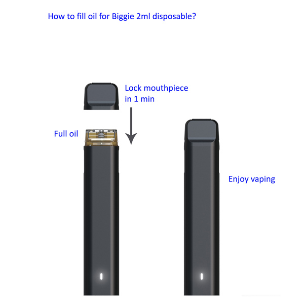 Disposable CBD THC Vape Pen Device